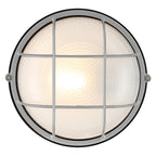 Nauticus Round Dual Mount 1 Light Outdoor LED Bulkhead, Satin (20294LEDDLP)