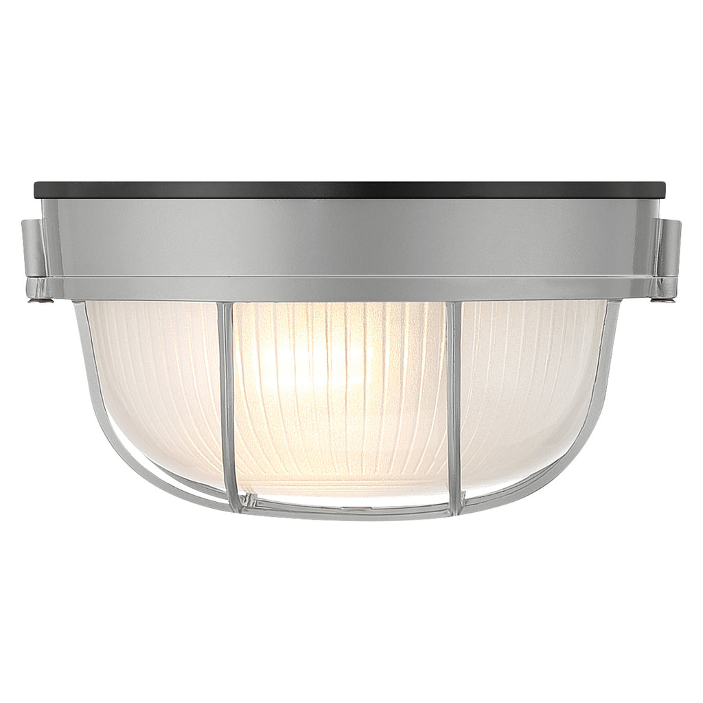 Nauticus Round Dual Mount 1 Light Outdoor LED Bulkhead, Satin (20294LEDDLP)