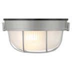 Nauticus Round Dual Mount 1 Light Outdoor LED Bulkhead, Satin (20294LEDDLP)