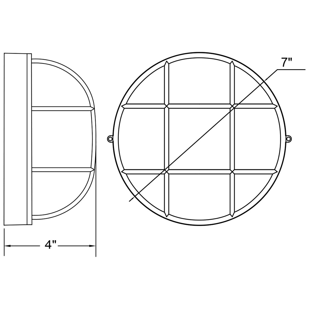Access Lighting Nauticus Round Dual Mount 1 Light Outdoor LED Bulkhead, Satin (20294LEDDLP), image 7