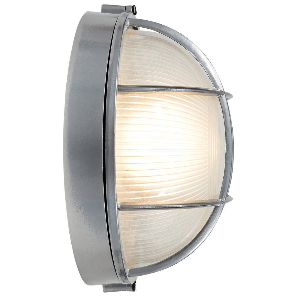 Nauticus Round Dual Mount 1 Light Outdoor LED Bulkhead, Satin (20296LEDDLP)