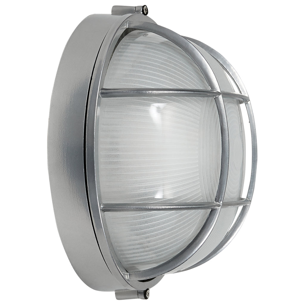 Nauticus Round Dual Mount 1 Light Outdoor LED Bulkhead, Satin (20296LEDDLP)