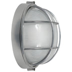 Nauticus Round Dual Mount 1 Light Outdoor LED Bulkhead, Satin (20296LEDDLP)