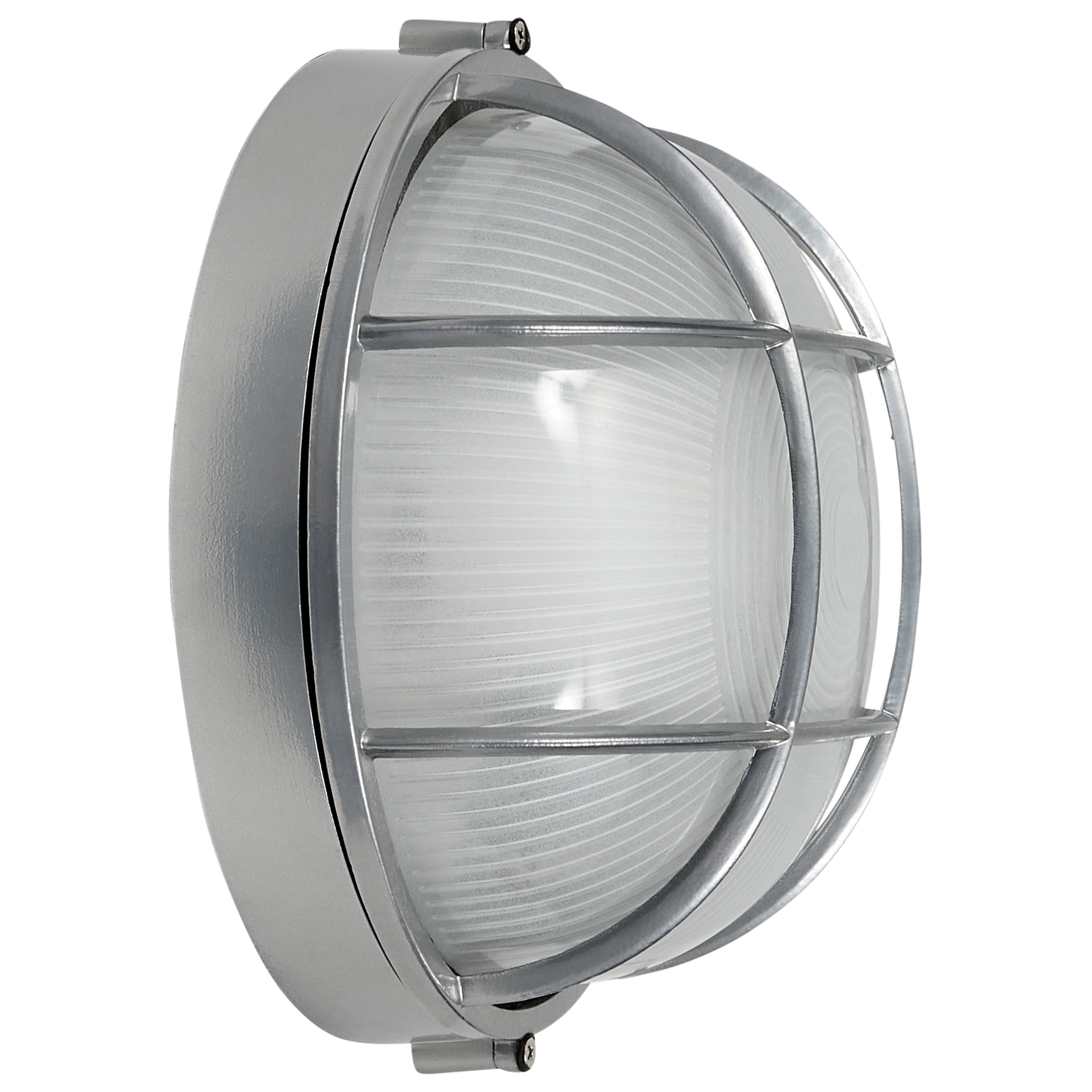 Nauticus Round Dual Mount 1 Light Outdoor LED Bulkhead, Satin (20296LEDDLP)
