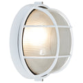 Nauticus Round Dual Mount 1 Light Outdoor LED Bulkhead, White (20296LEDDLP)