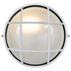 Nauticus Round Dual Mount 1 Light Outdoor LED Bulkhead, White (20296LEDDLP)