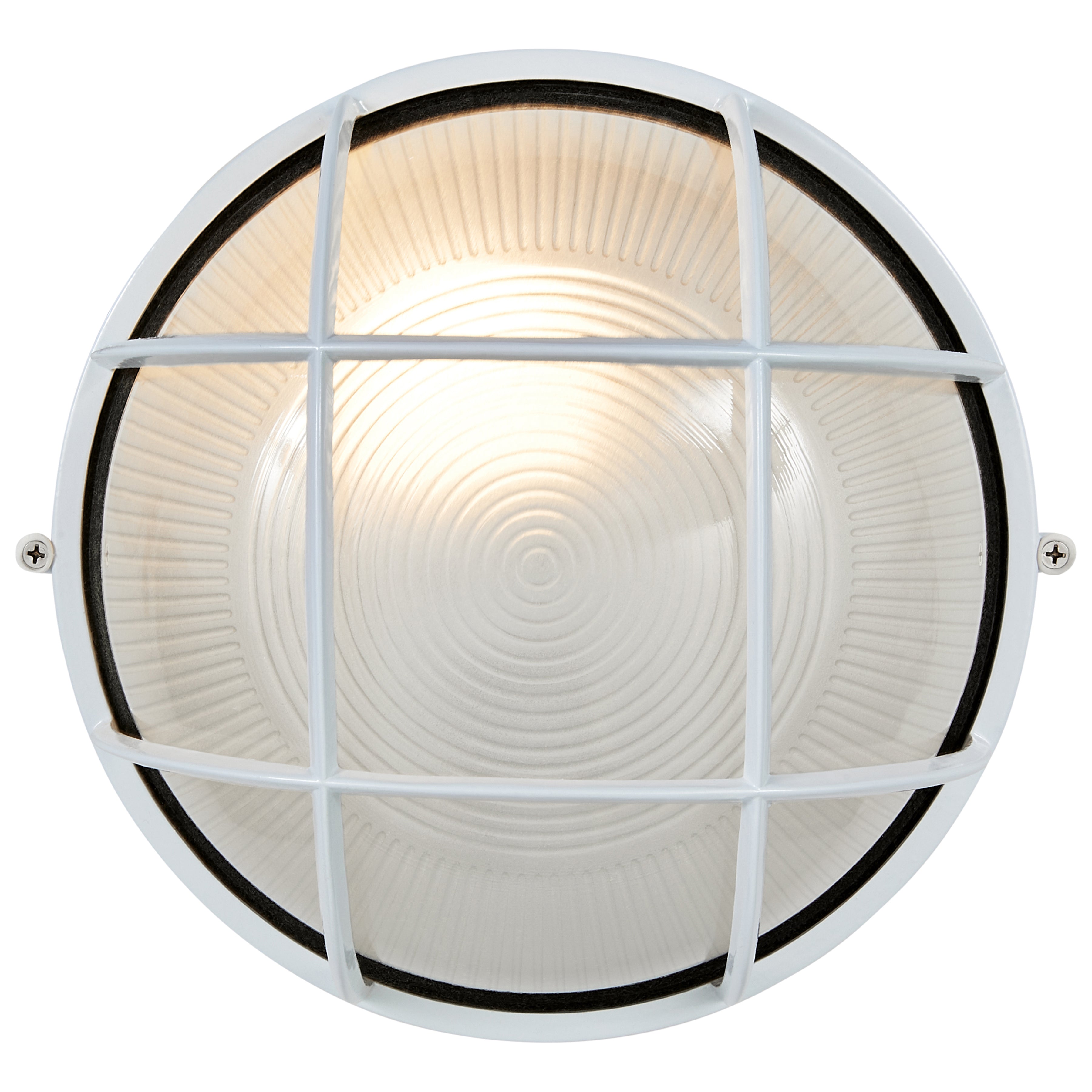 Nauticus Round Dual Mount 1 Light Outdoor LED Bulkhead, White (20296LEDDLP)