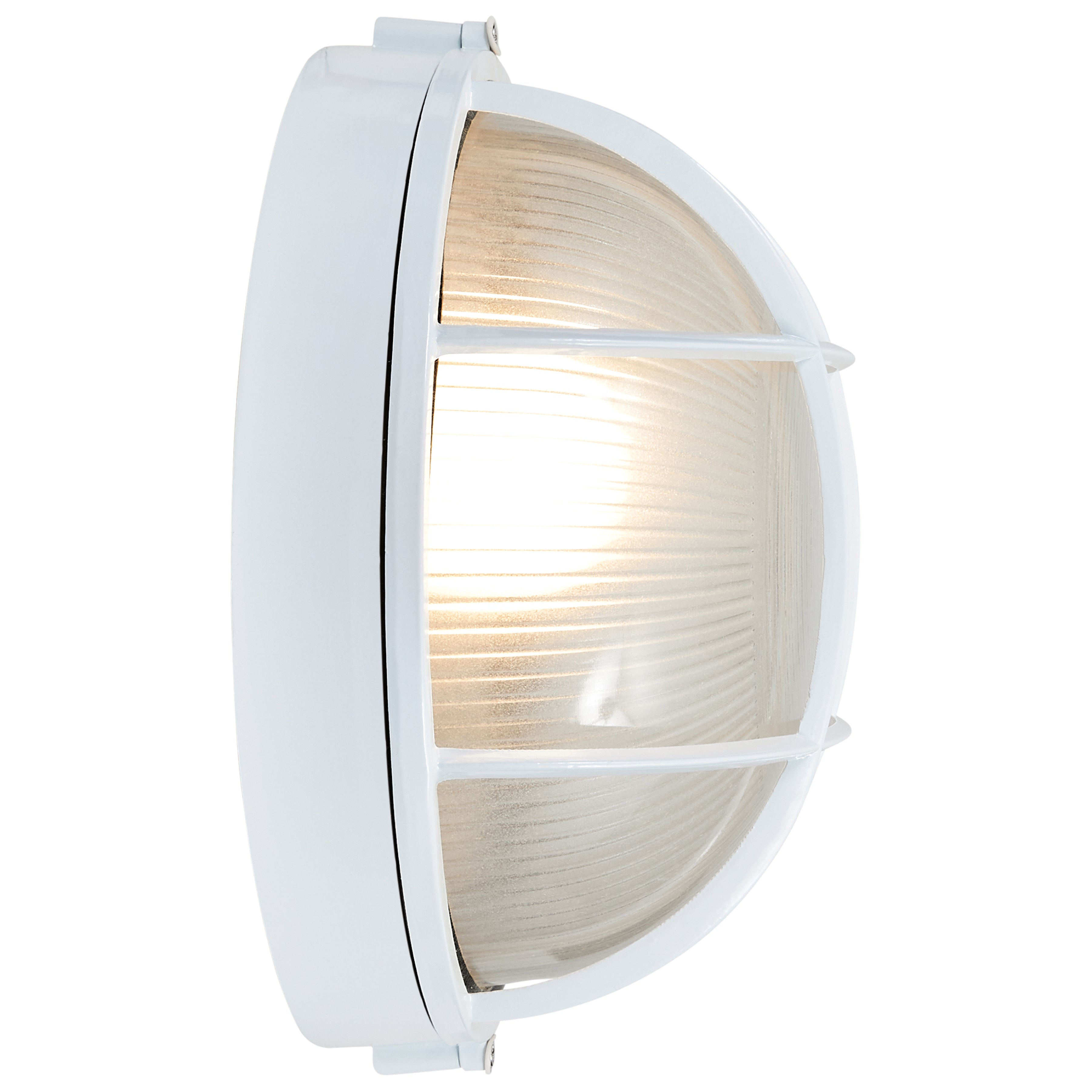 Nauticus Round Dual Mount 1 Light Outdoor LED Bulkhead, White (20296LEDDLP)