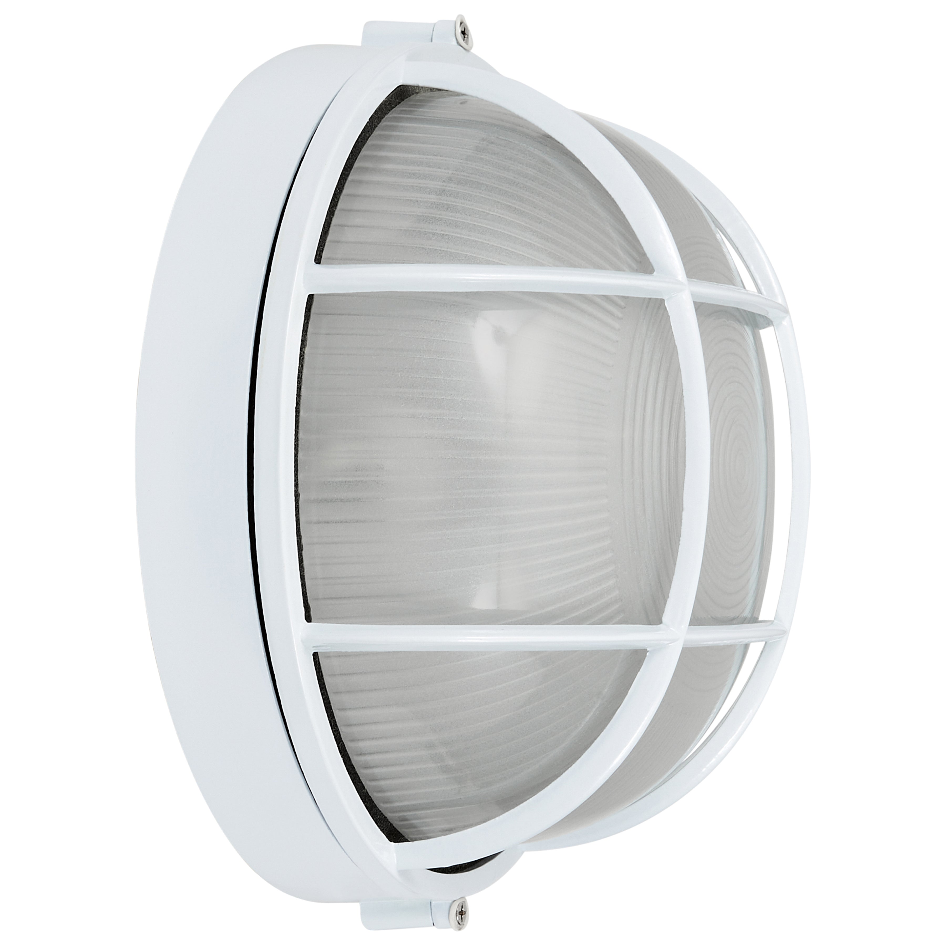 Nauticus Round Dual Mount 1 Light Outdoor LED Bulkhead, White (20296LEDDLP)