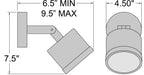 Access Lighting Zone Dual Mount Outdoor Adjustable LED Spotlight, image 7