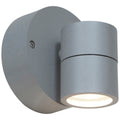 KO 1 Light Outdoor Wall Mount Spotlight, Satin