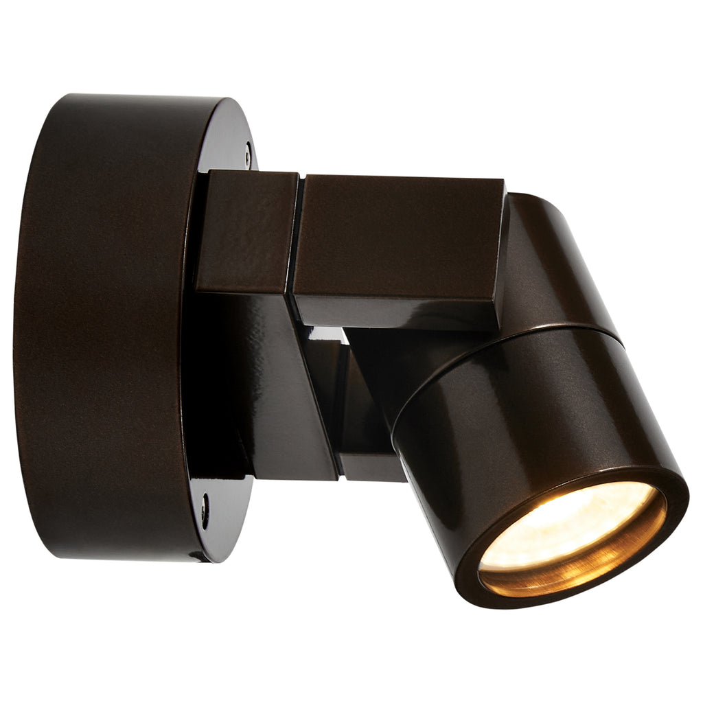 KO Outdoor Adjustable LED Spotlight, Bronze