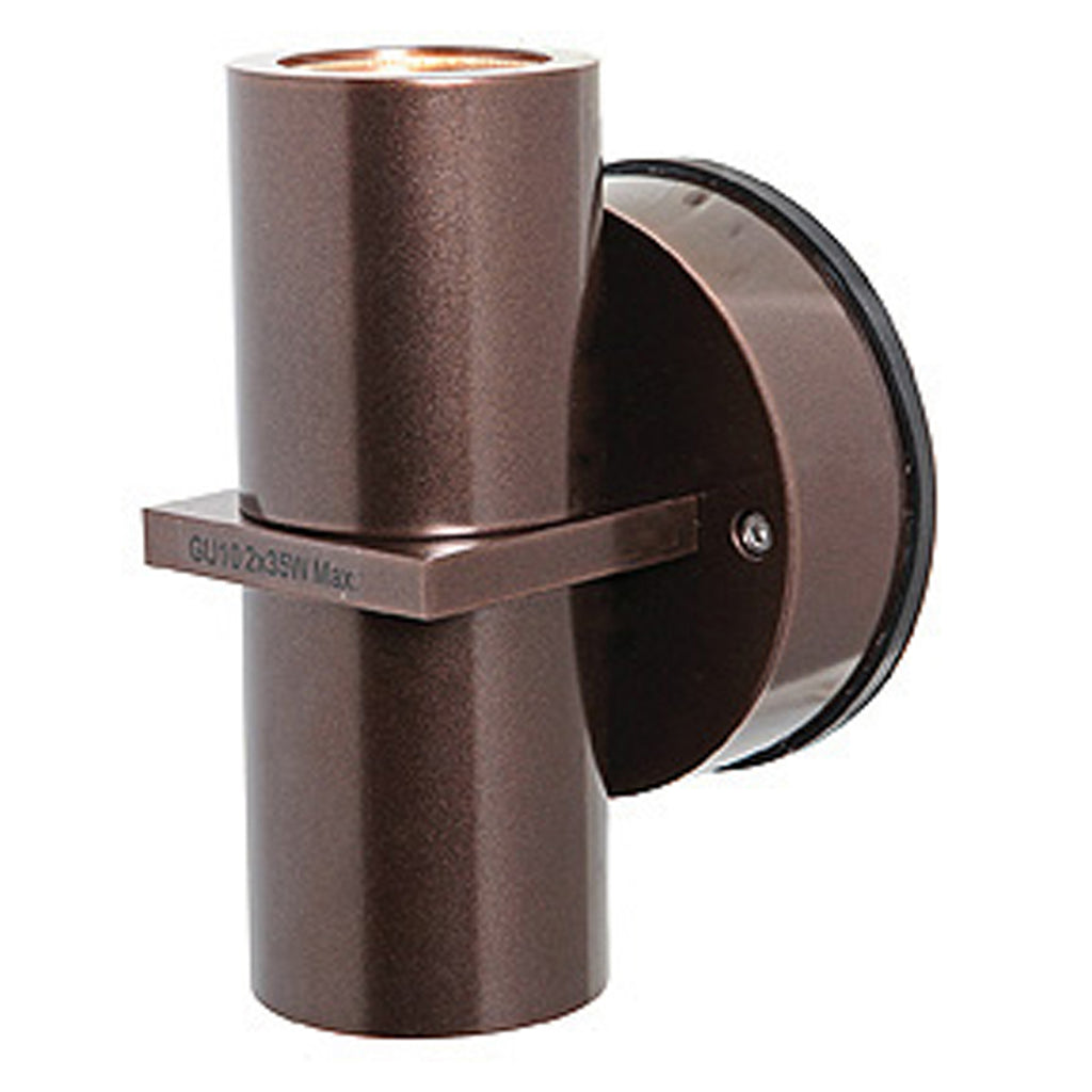 KO Dual Bi-Directional Outdoor LED Wall Mount, Bronze / 11W