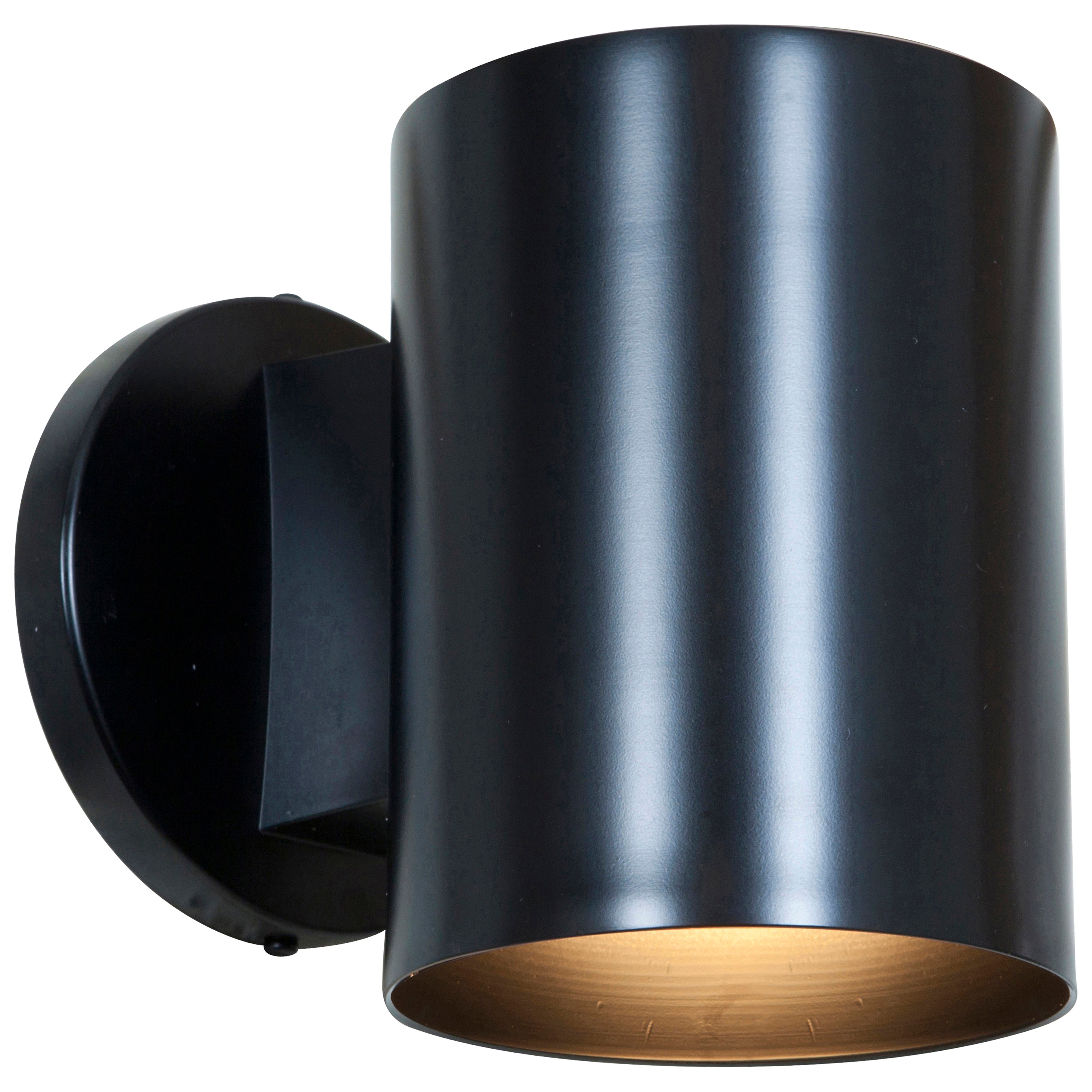 Poseidon 1 Light LED Turtle Friendly Wall Mount, Black
