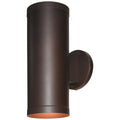 Poseidon Dual Bi-Directional Outdoor Wall Mount, Bronze / 120W