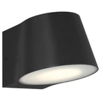 Ry Bi-Directional Outdoor LED Wall Mount, Black