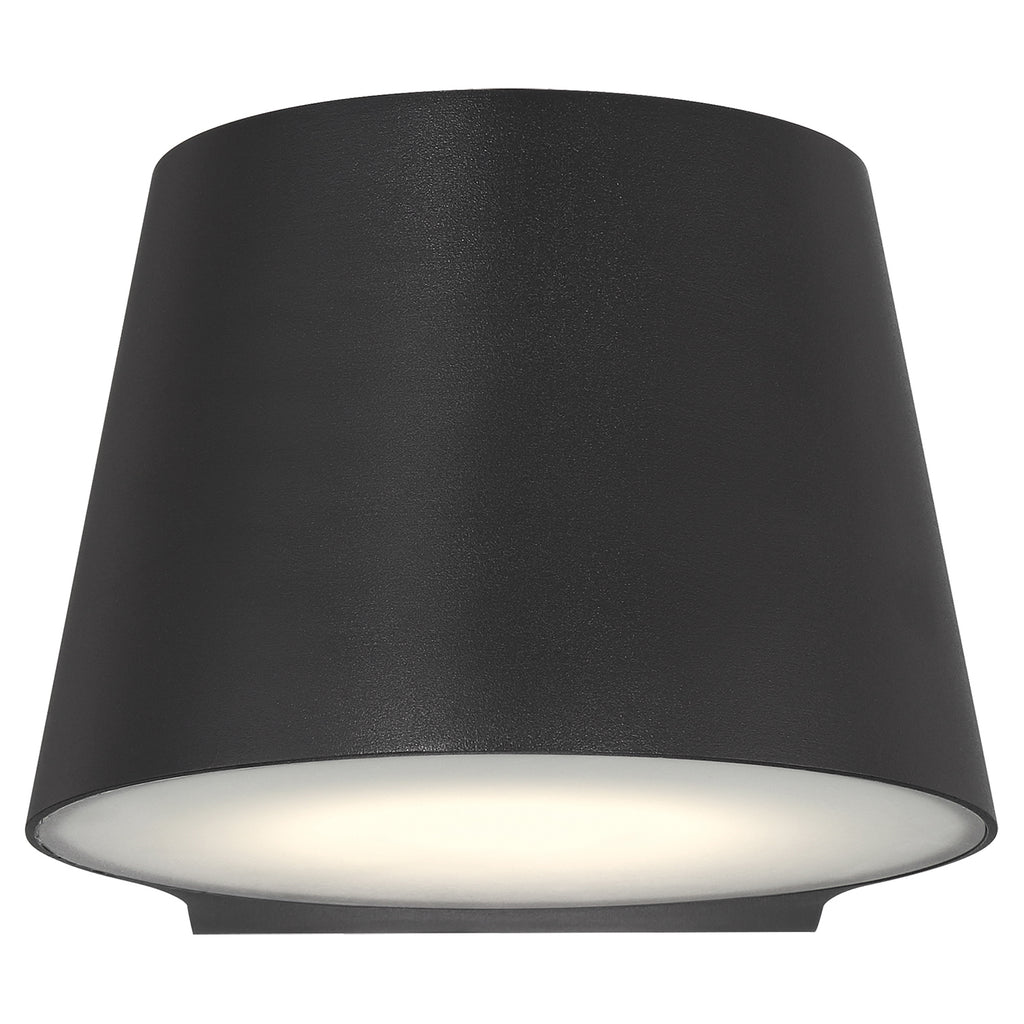 Ry Bi-Directional Outdoor LED Wall Mount, Black