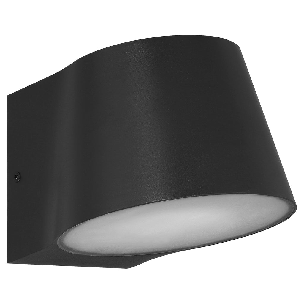 Ry Bi-Directional Outdoor LED Wall Mount, Black