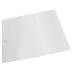 A single Ry Bi-Directional Outdoor LED Wall Mount in white by Access Lighting, featuring a small round metal detail on the left side, is displayed against a white background.