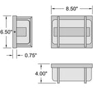Access Lighting Dillon Bi-Directional Outdoor LED Wall Mount, image 8