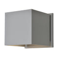 Square Bi-Directional Outdoor LED Wall Mount, Satin