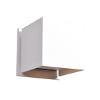 Square Bi-Directional Outdoor LED Wall Mount, White