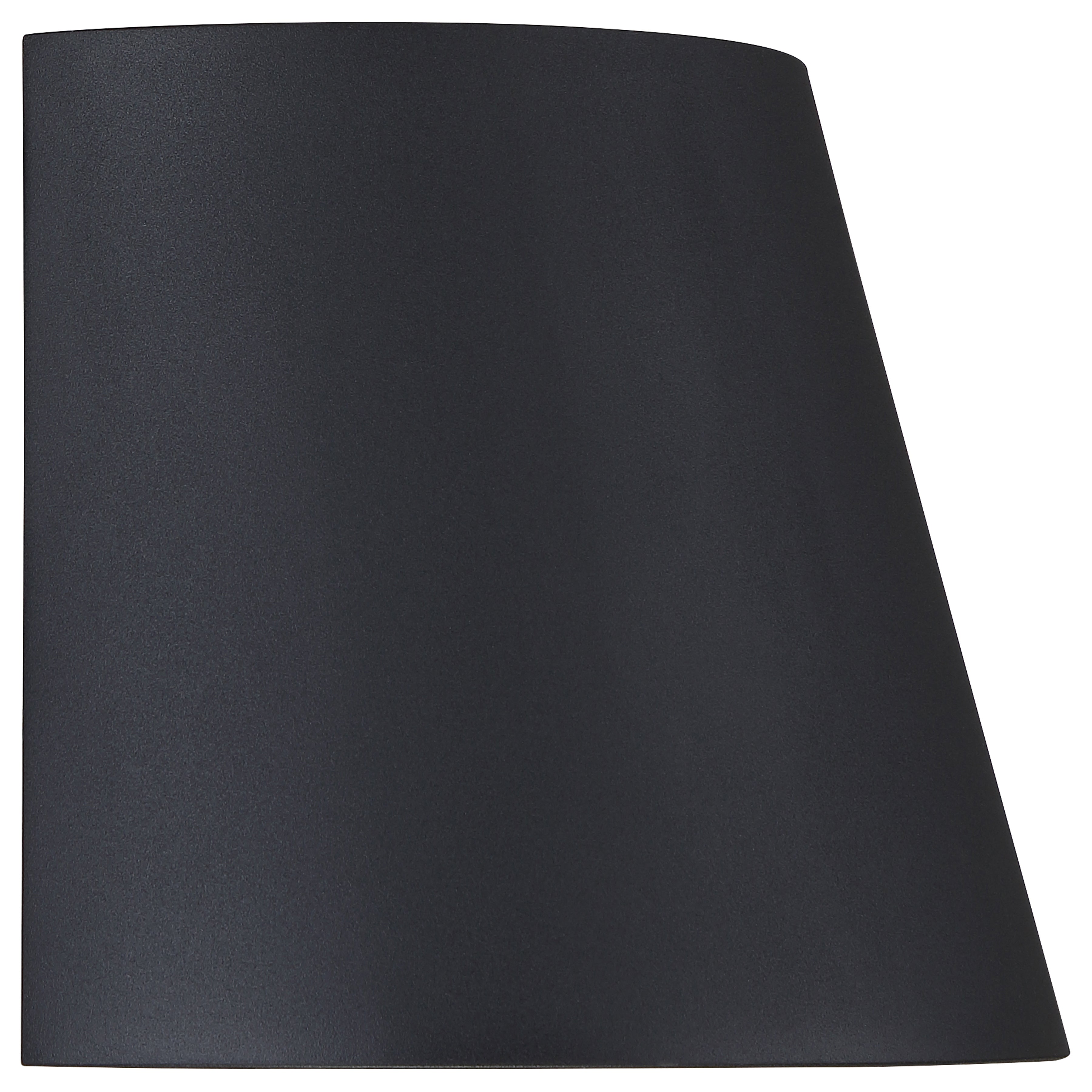 Cone Bi-Directional Outdoor LED Wall Mount, Black