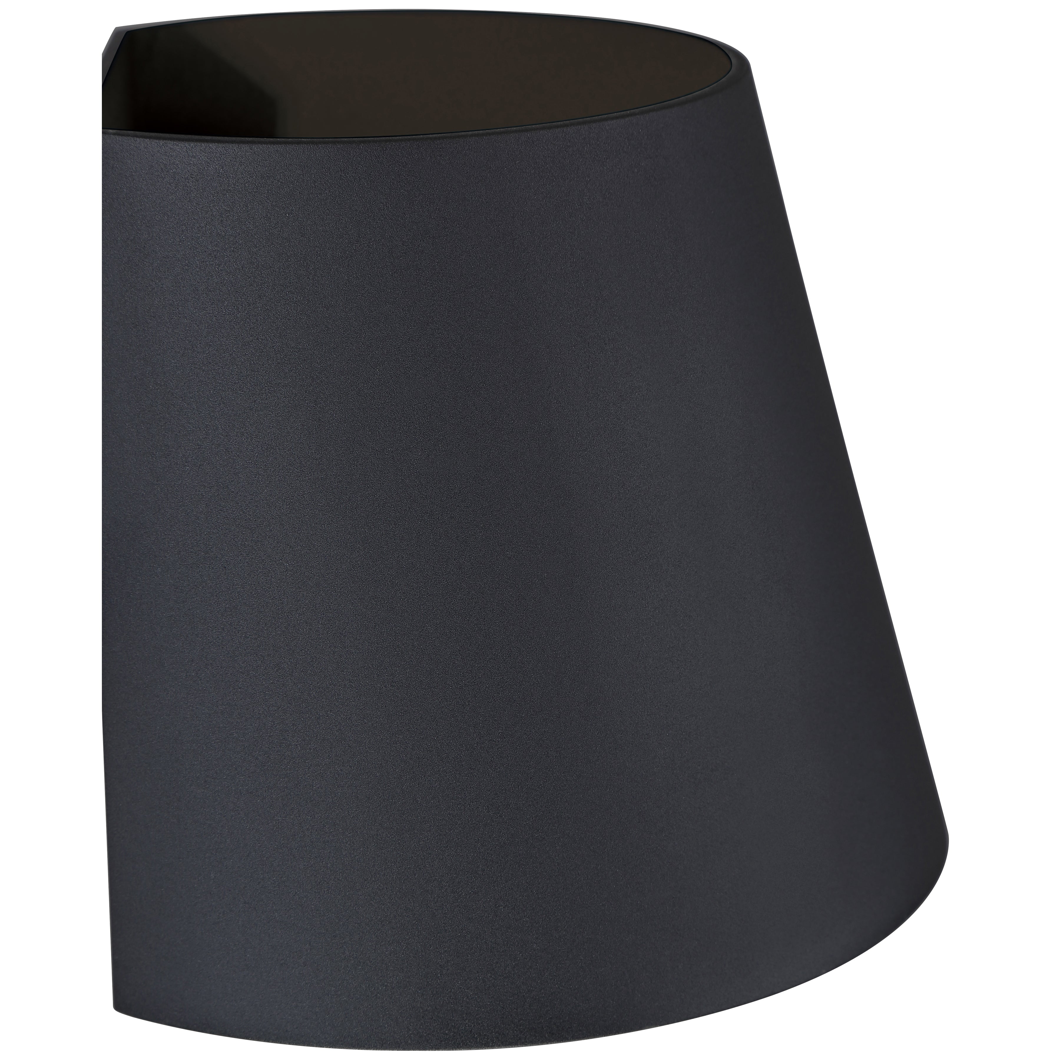 Cone Bi-Directional Outdoor LED Wall Mount, Black
