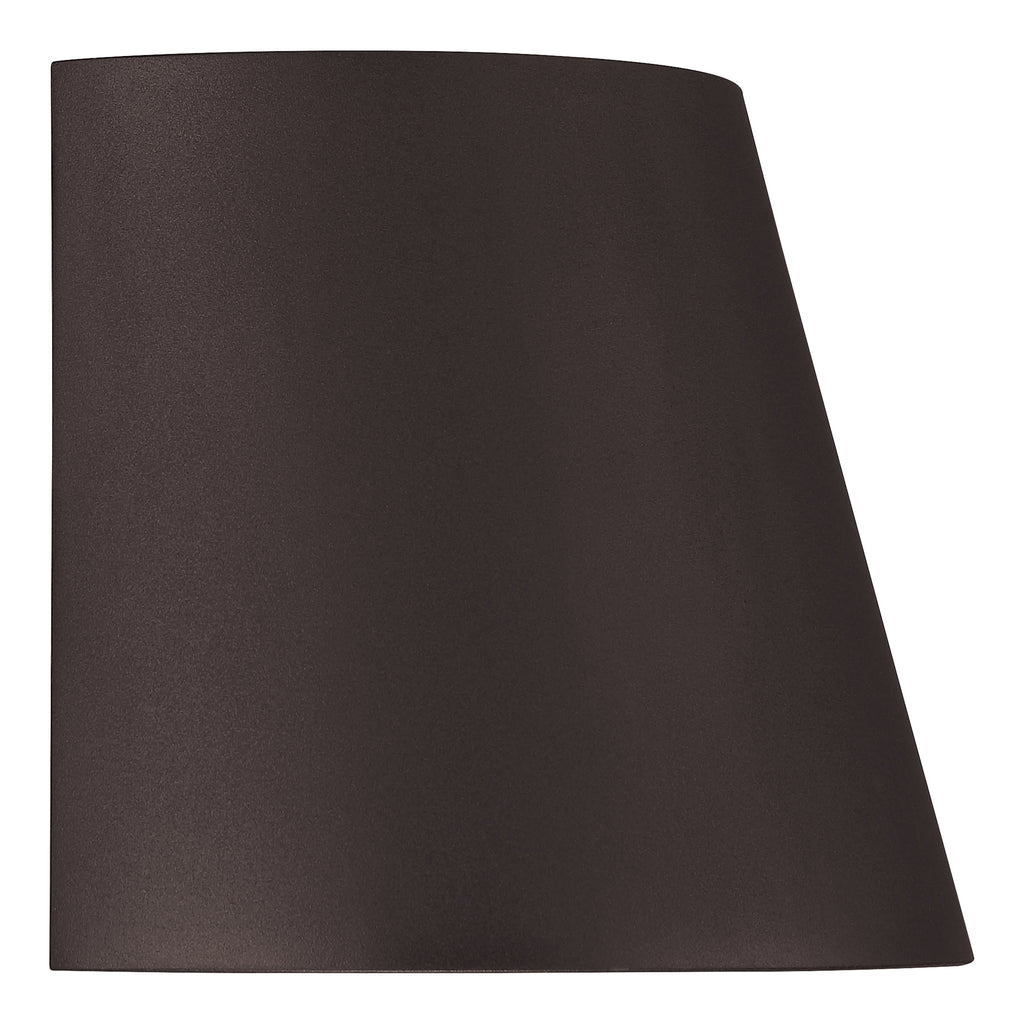 Cone Bi-Directional Outdoor LED Wall Mount, Bronze