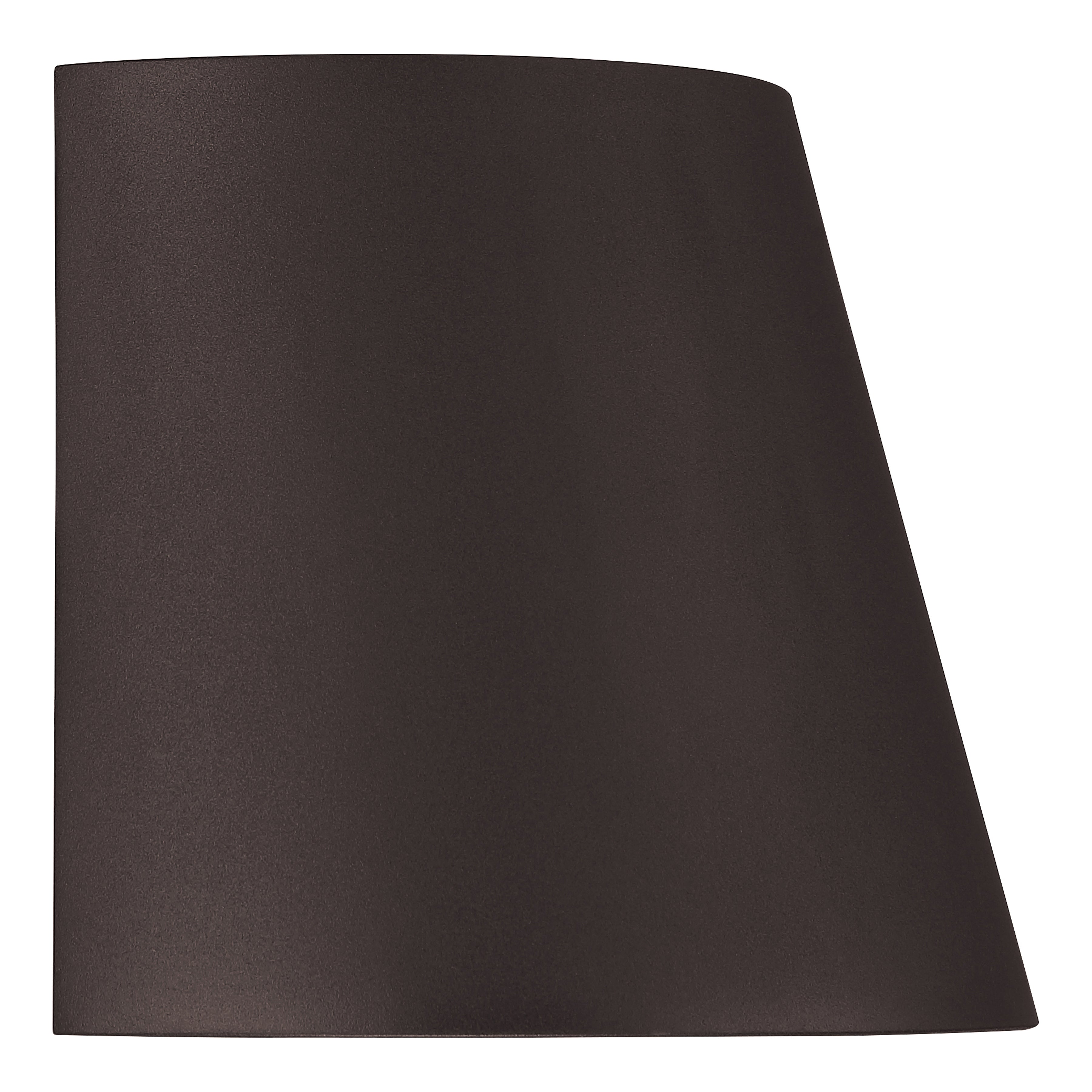 Cone Bi-Directional Outdoor LED Wall Mount, Bronze