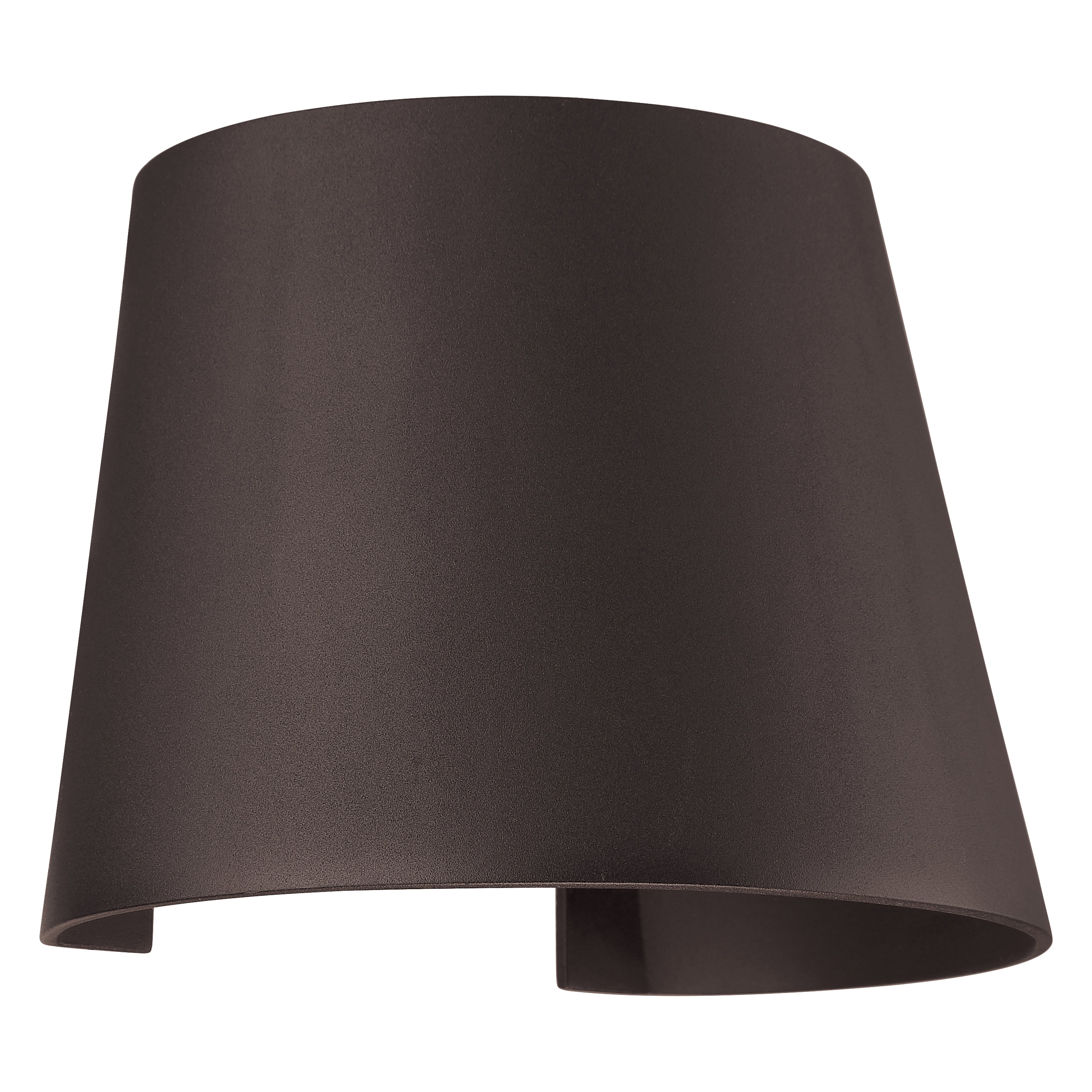 Cone Bi-Directional Outdoor LED Wall Mount, Bronze