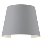 Cone Bi-Directional Outdoor LED Wall Mount, Satin