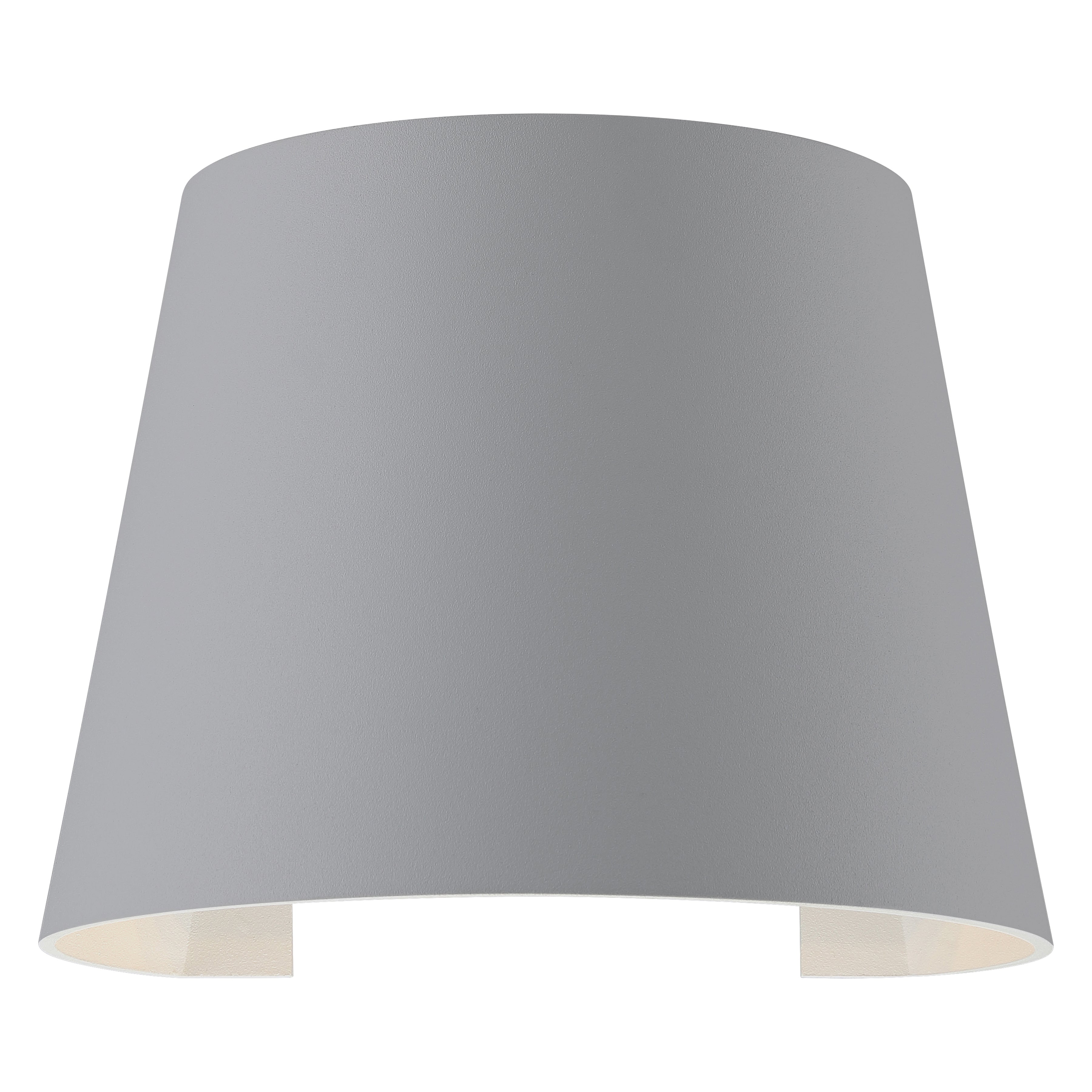 Cone Bi-Directional Outdoor LED Wall Mount, Satin