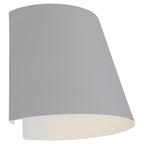 Cone Bi-Directional Outdoor LED Wall Mount, Satin