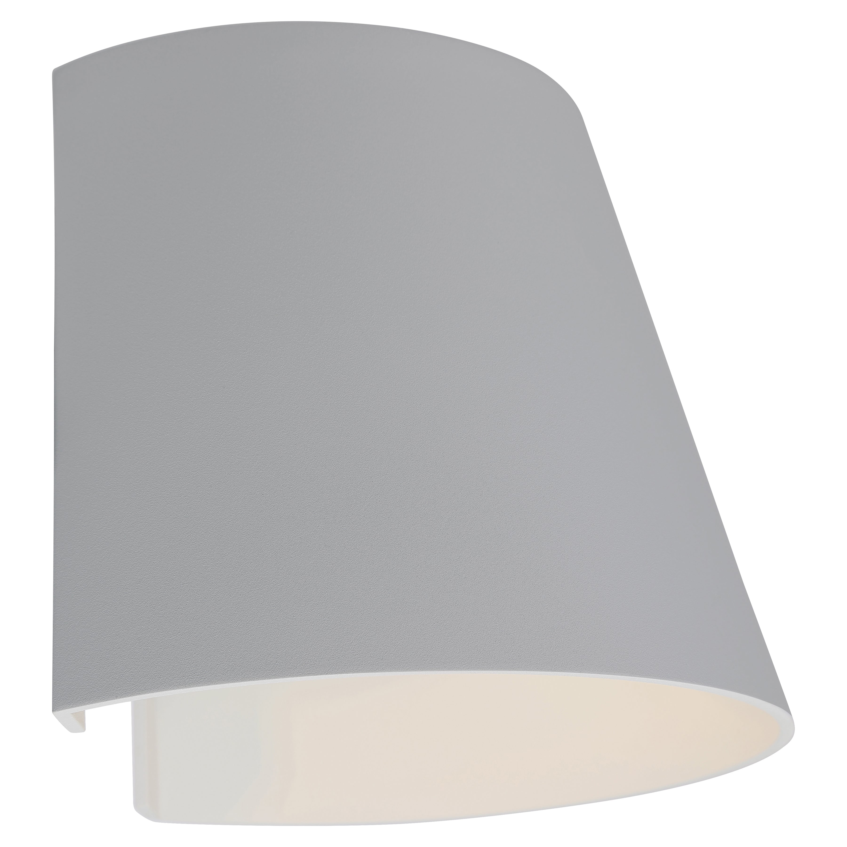 Cone Bi-Directional Outdoor LED Wall Mount, Satin