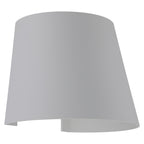 Cone Bi-Directional Outdoor LED Wall Mount, Satin