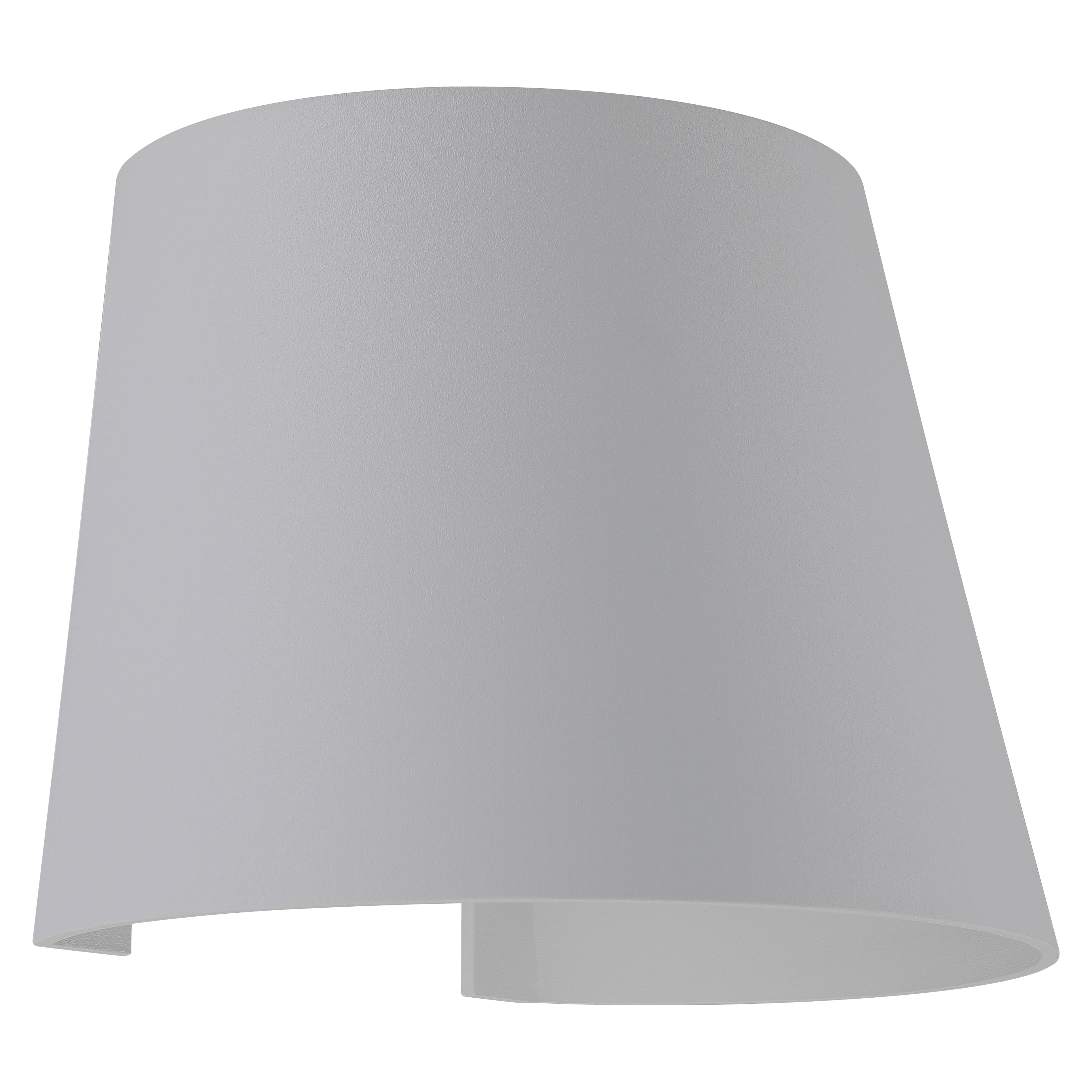 Cone Bi-Directional Outdoor LED Wall Mount, Satin