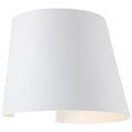 Cone Bi-Directional Outdoor LED Wall Mount, White