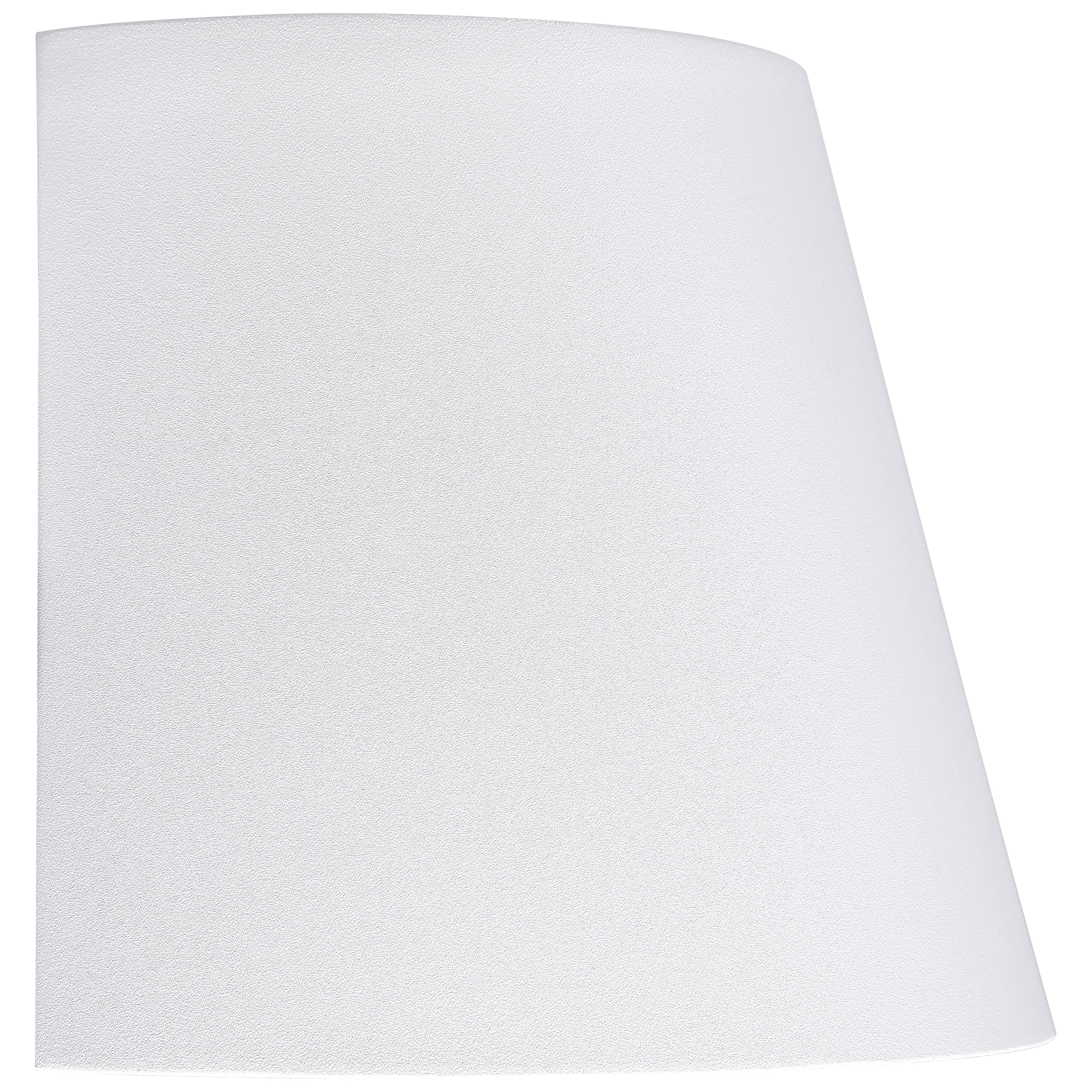 Cone Bi-Directional Outdoor LED Wall Mount, White