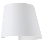 Cone Bi-Directional Outdoor LED Wall Mount, White