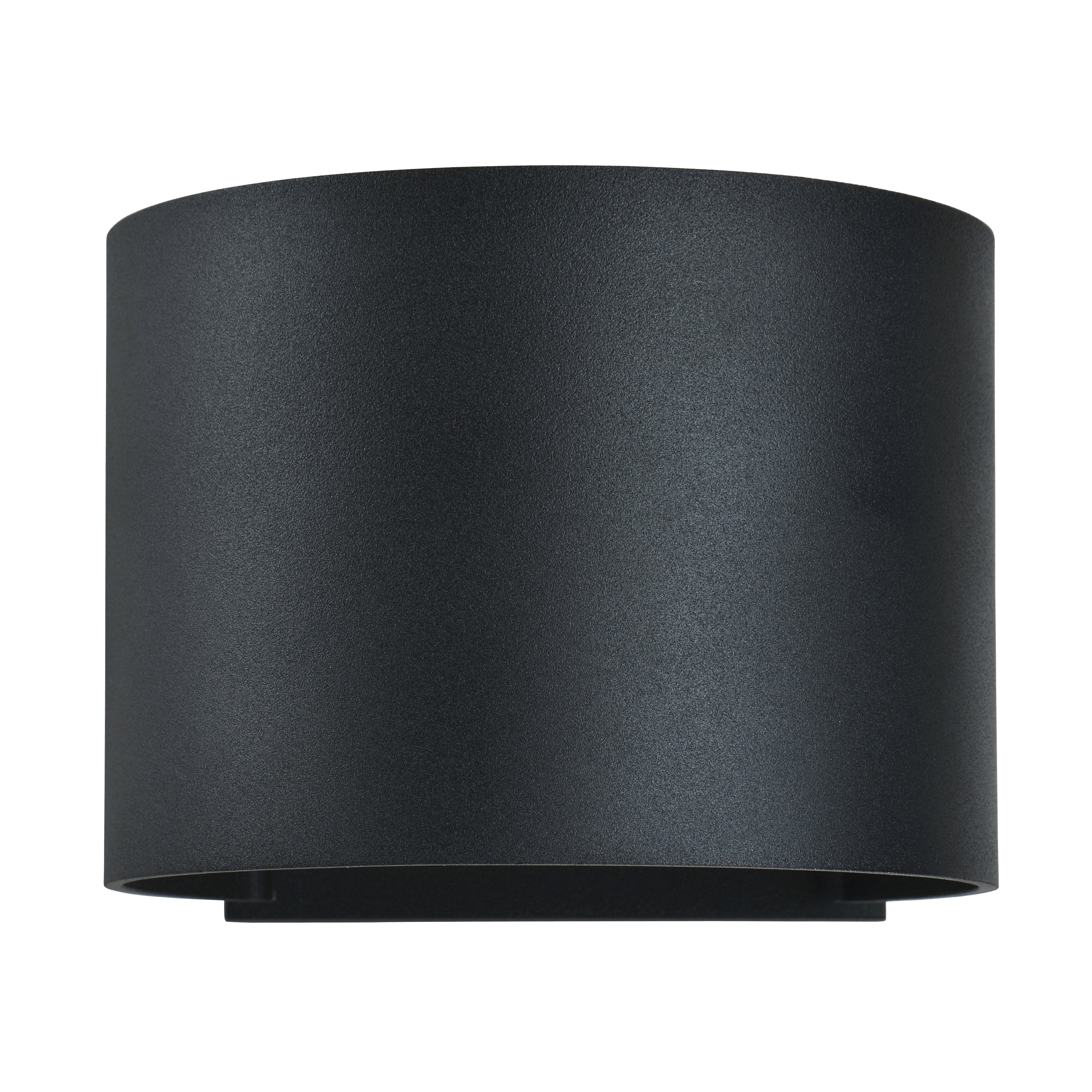 Curve Bi-Directional Outdoor LED Wall Mount, Black