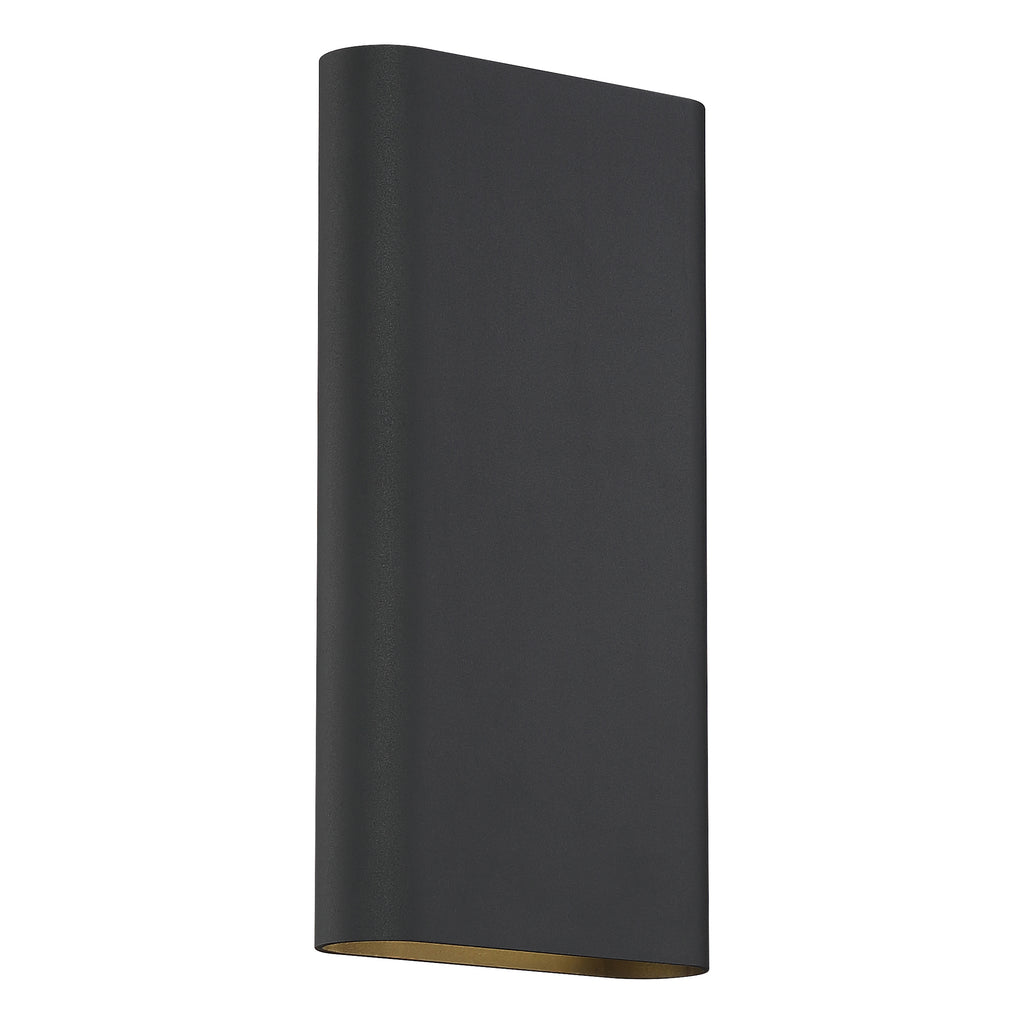 Lux Dual Voltage LED Wall Sconce, Black (20409LEDD)