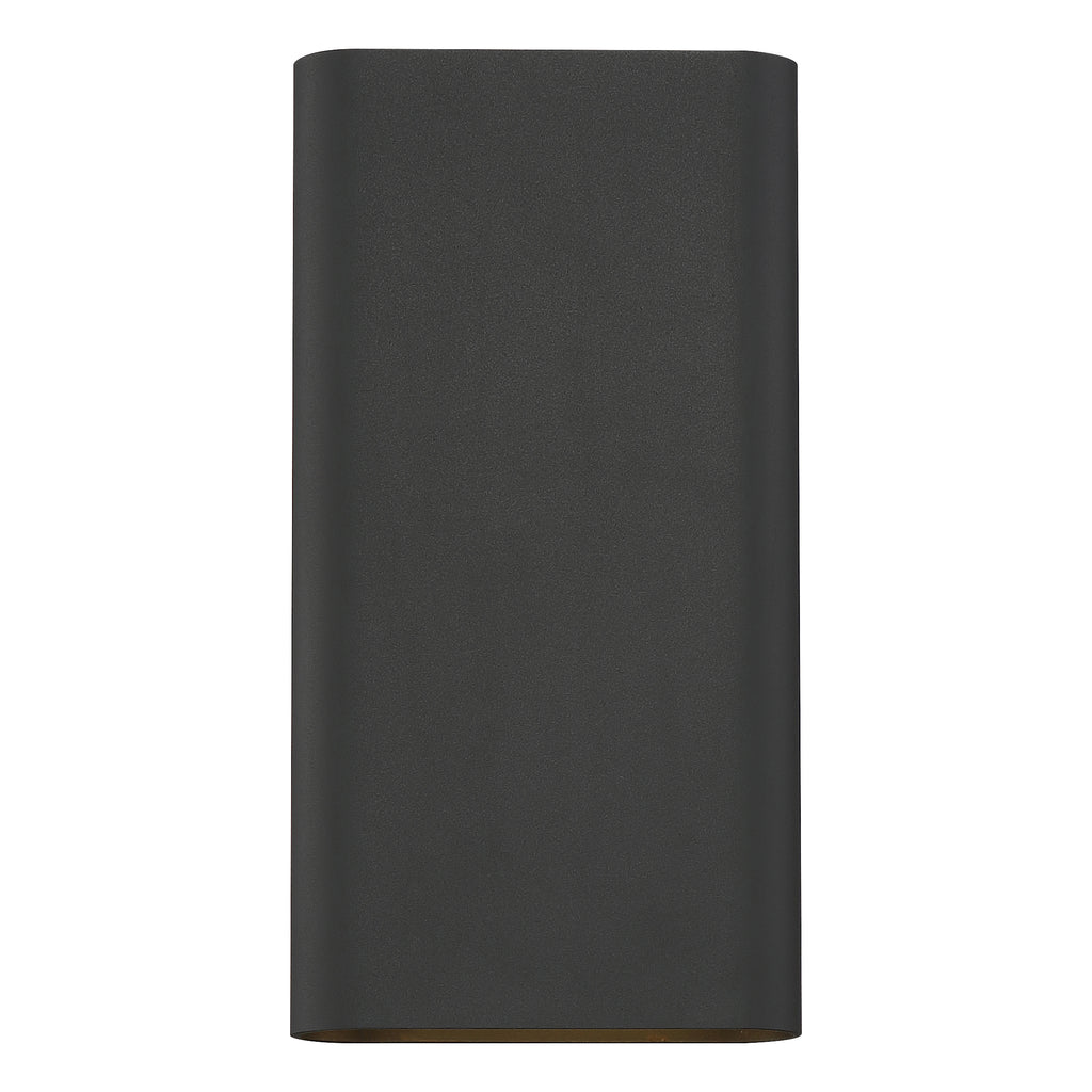 Lux Dual Voltage LED Wall Sconce, Black (20409LEDD)