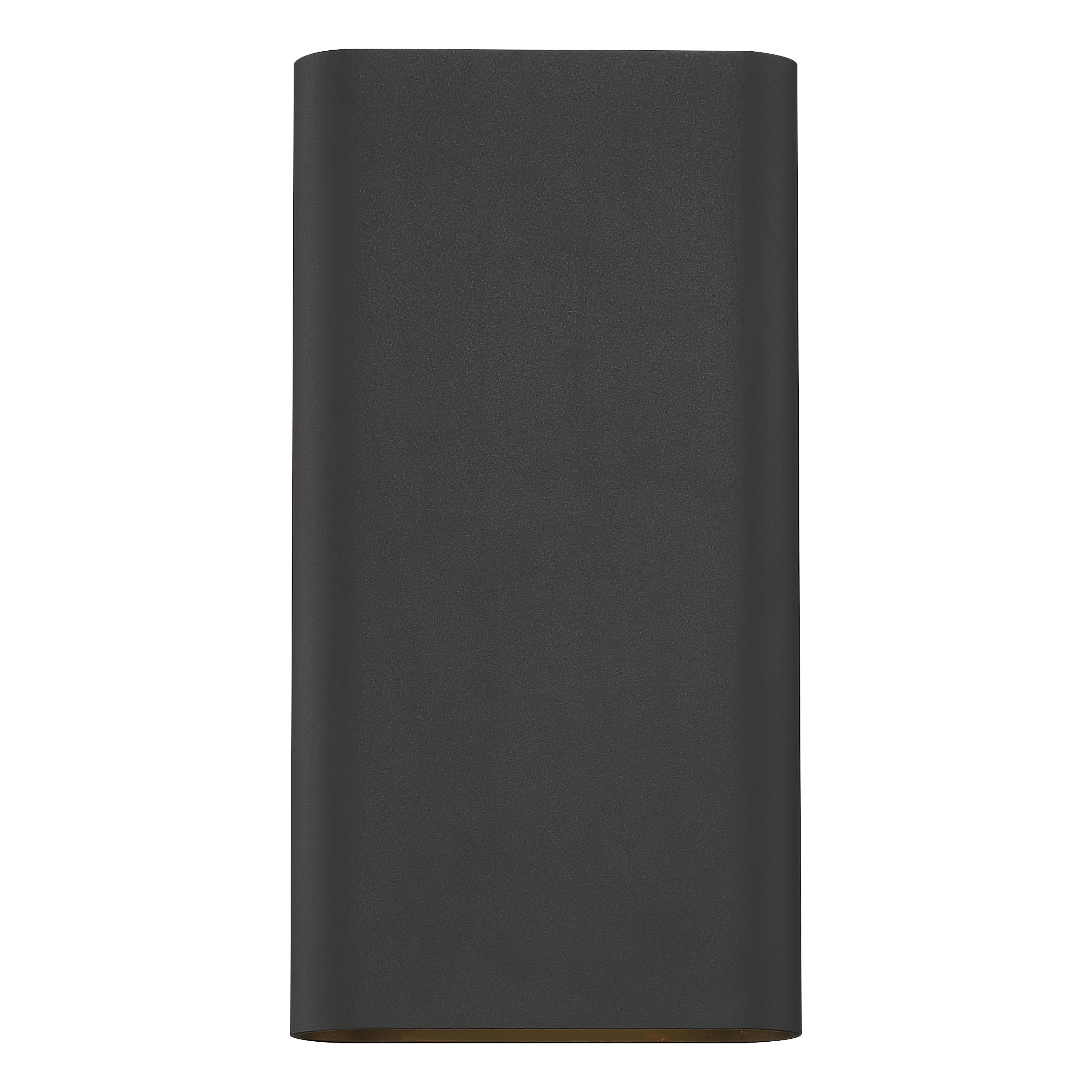 Lux Dual Voltage LED Wall Sconce, Black (20409LEDD)