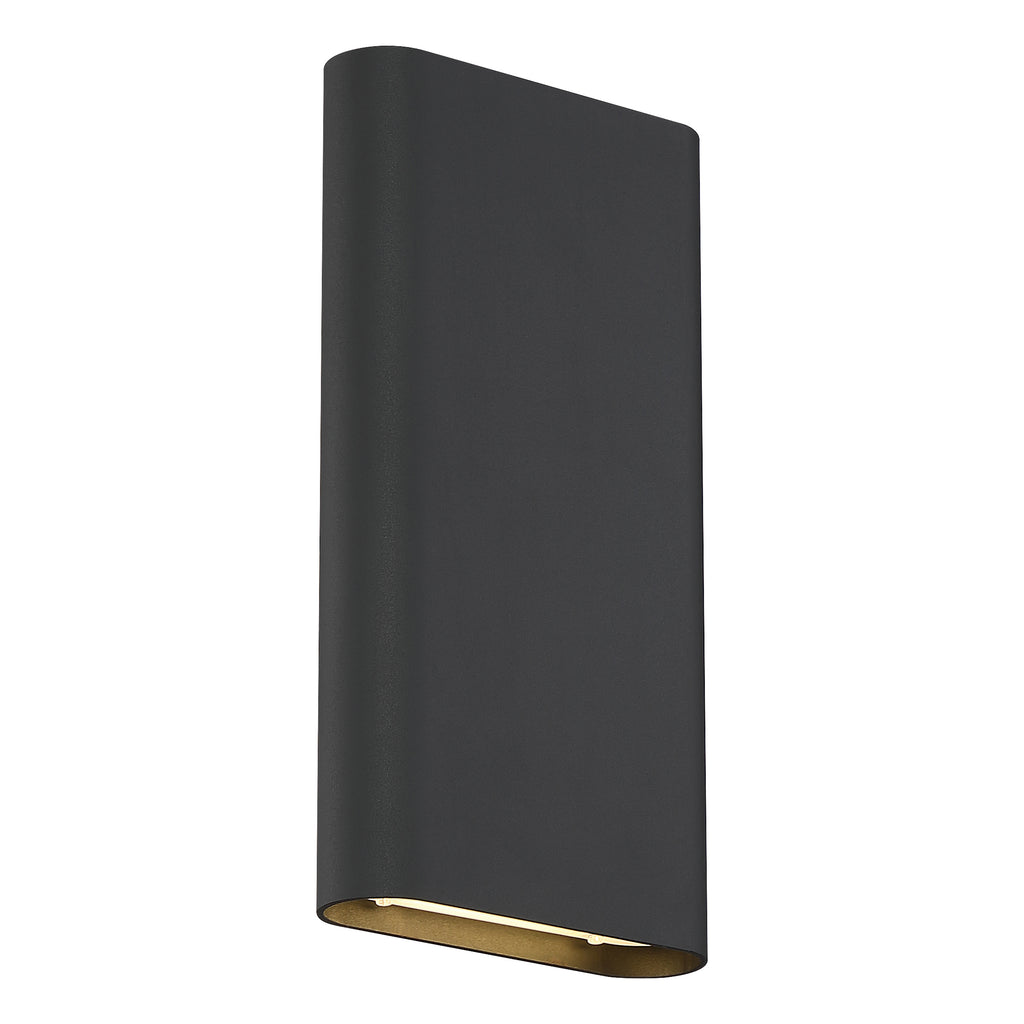 Lux Dual Voltage LED Wall Sconce, Black (20409LEDD)
