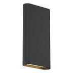 Lux Dual Voltage LED Wall Sconce, Black (20409LEDD)