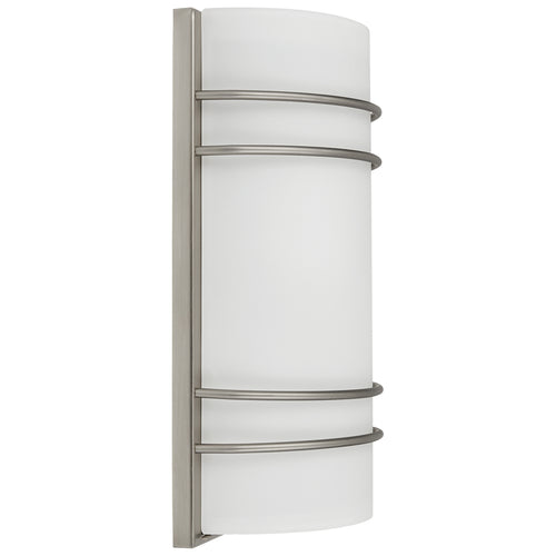 Cassi 2 Light LED Wall Sconce, Brushed Steel