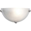 Mona 1 Light Wall Sconce, Brushed Steel