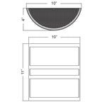Access Lighting Artemis Centro 2 Light Wall Sconce, image 7