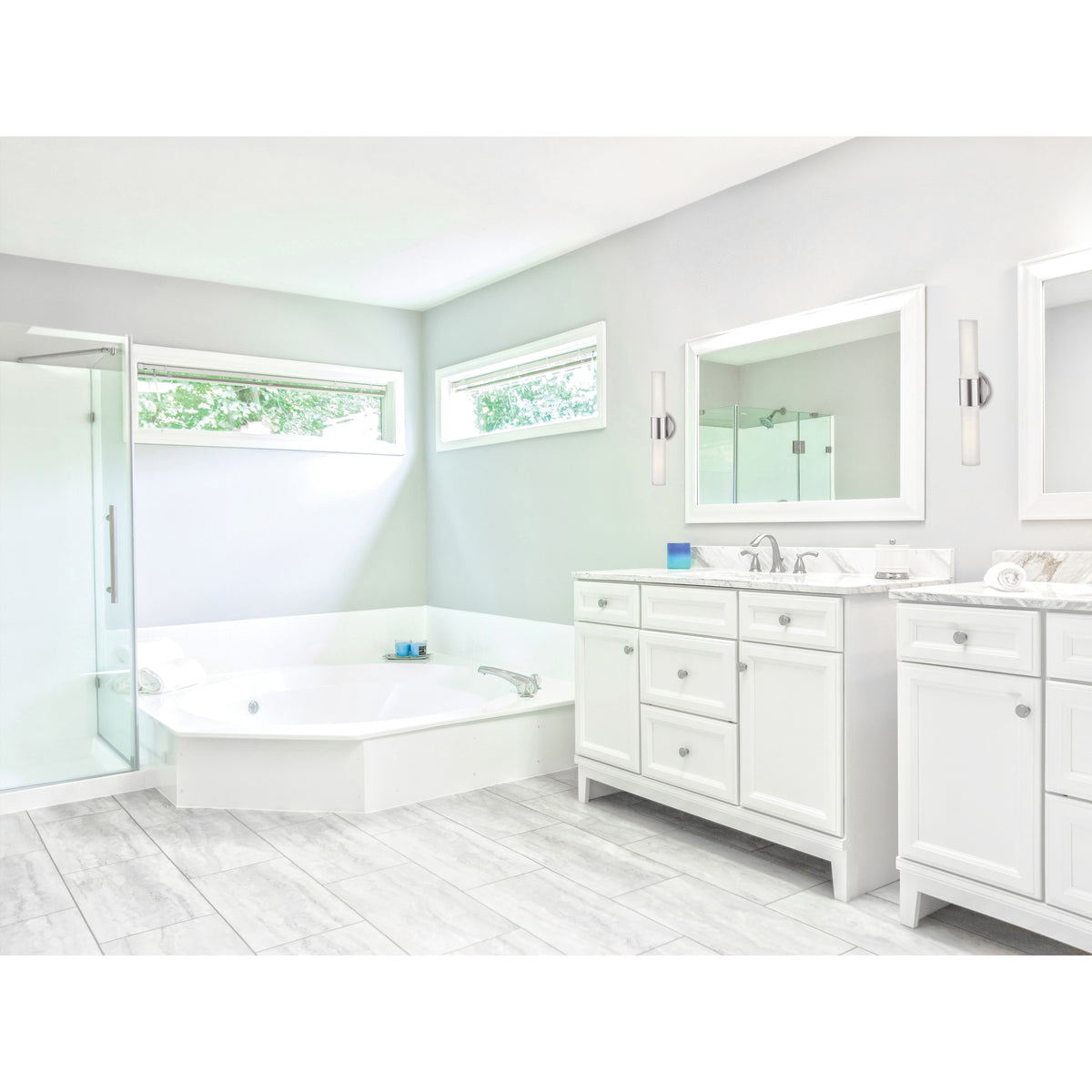 Access Lighting Aqueous 2 Light LED Wall Sconce & Vanity, image 3